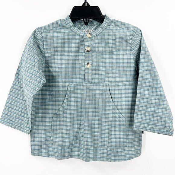 Wheat Plaid Pullover - Picture 1 of 9